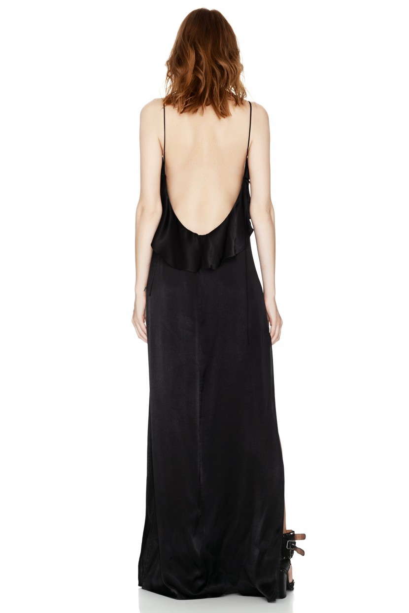 black maxi waist slip