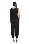 Black Pants With Pockets Detail and Elasticated Waistband