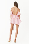 Backless Rose Draped Top
