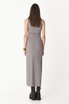 Grey Cutout Maxi Dress