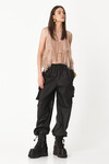 Rose Lace Top With Ruffled Details