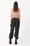 Rose Lace Top With Ruffled Details