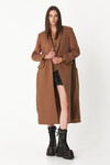 Brown Cutout Coat
