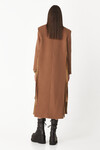 Brown Cutout Coat