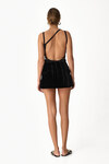 Black Skirt With Chain Detail at the Waist