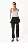 Black Cutout Pants - SS24