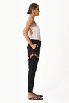 Black Cutout Pants - SS24