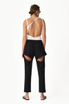 Black Cutout Pants - SS24