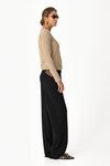 Black Pants With Side Mesh - SS24