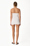 Wrap-Effect White Mini Dress - SS24