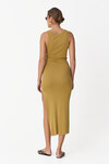 Yellow Rib Midi Dress - SS24