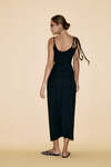Black Side-Cutout Maxi Dress - SS24