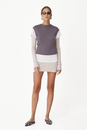 Set three pices Dress-Tank and Tshirt - PNK Casual