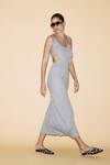 Grey Side-Cutout Maxi Dress - SS24