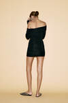 One Shoulder Black Mini Dress - SS24