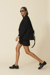 Black Blazer With Backless - FW25