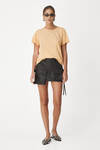 Light Orange Blended Cotton-Linen