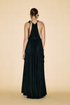 Black Maxi Dress With Details - SS24