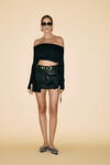 One Shoulder Blouse Black