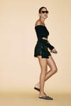 One Shoulder Blouse Black