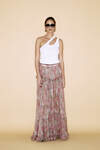Printed Floral Silk Maxi Skirt - SS24