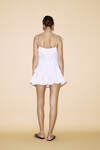 White Linen Top With Ruffles