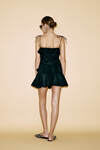 Black Linen Top With Ruffles