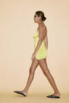 Backless Lime Mini Dress - SS24