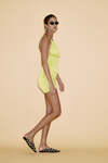 Backless Lime Mini Dress - SS24