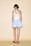 Blue Linen Button-Down Skirt - SS24
