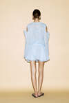 Blue Linen Button-Down Skirt - SS24