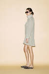 Ruffle Green Linen Dress - SS24