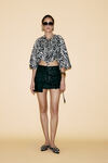Printed Cotton Bomber Jachet - SS24