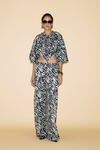 Printed Cotton Bomber Jachet - SS24