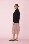 Rose Lace Midi Skirt With Ruffles - SS25