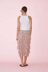 Rose Lace Midi Skirt With Ruffles - SS25