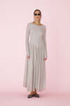 Beige Glitter Midi Dress - SS25
