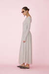 Beige Glitter Midi Dress - SS25