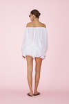 White Blouse With Bare Shoulders - SS25