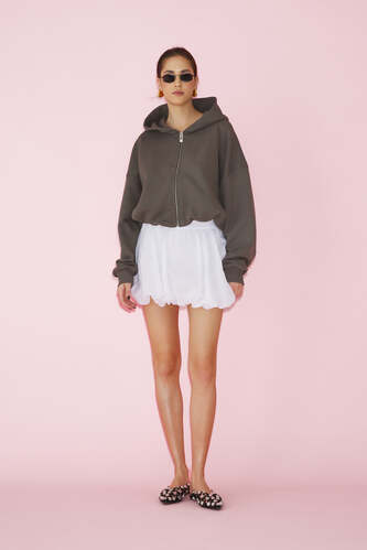 Dark Grey Oversized Sweatshirt - SS25 - PNK Casual