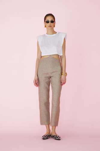 White Cropped T-shirt - SS25 - PNK Casual
