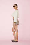 Brown-Gold Mini Skirt - SS25