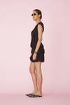 Wrap-Effect Mauve Mini Dress - SS25