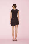 Wrap-Effect Mauve Mini Dress - SS25