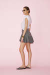 Grey Wool Mini Skirt - SS25