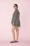 Grey Wool Mini Skirt - SS25