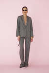 Grey Blazer With Backless - SS25
