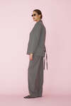 Grey Blazer With Backless - SS25