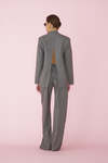 Grey Blazer With Backless - SS25