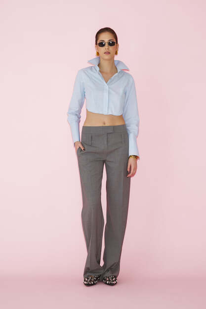 Grey Casual Pants - SS25